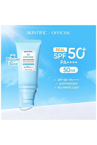 SKINTIFIC واقي شمس 5x سيراميد سيروم على شكل عصا بعامل حماية SPF50 PA++++