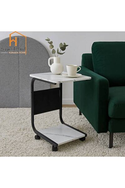 Al Saadah Home عربة تقديم - 35×40×55 سم - أبيض