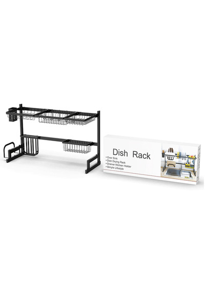 Hausberg Sink organizer for drying dishes, stainless steel