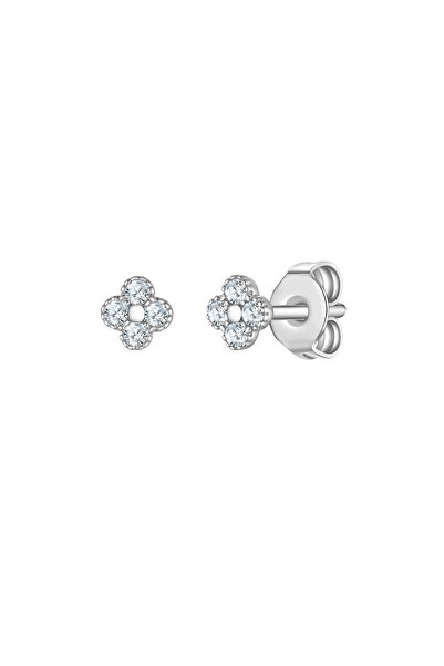 Glanzstücke München Silberohrstecker Ohrstecker Sterling Silber Zirkonia weiß