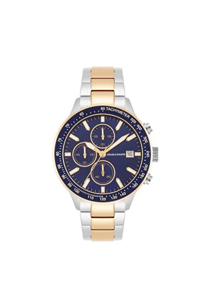 Spears & Walker Chronograph Herren Chronograph bicolor Edelstahl bicolor