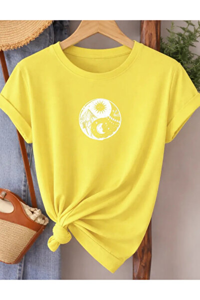 Pink Sky Tricou oversize premium 100% bumbac, unisex, croială confortabilă, t...
