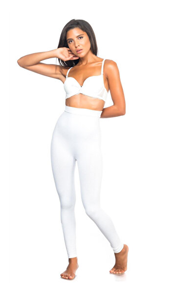 Asistiva White Mi Emay 2045 Anti Cellulite Tights Corset