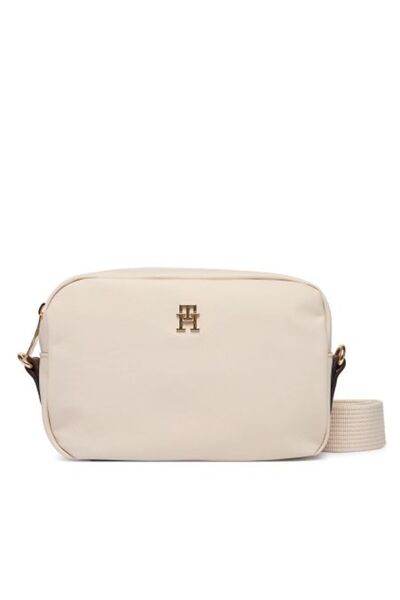 Tommy Hilfiger POPETTE CAMERA BAG KREM KADIN ÇAPRAZ ÇANTA