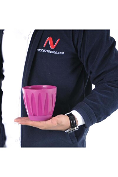 Alezy P001 Papatya Saksı 0.7 Litre 11,5 cm Mocha