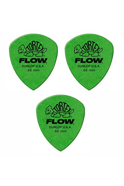 Jim Dunlop 558P.88 Gitar Pena (0.88 mm) 3 Adet Tortex Flow