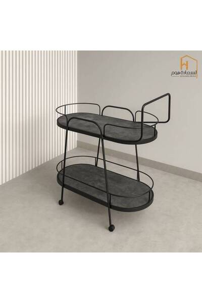 Al Saadah Home Serving Cart - Gray