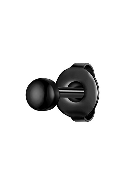 True Rebels Edelstahlohrstecker Ohrstecker Edelstahl schwarz
