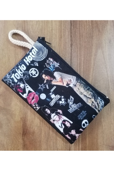 OWLBAG COMPANY OWL BAG Θήκη στυλό με αισθητικό σχέδιο κολάζ Tokio Hotel - πορ...