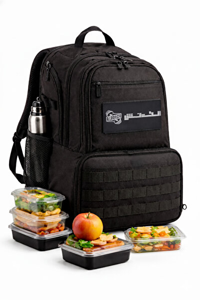 Alcoach lunch box شنطة حافظة معزولة، حقيبة الوجبات-حاويات طعام، زجاجة شيكر، ع...