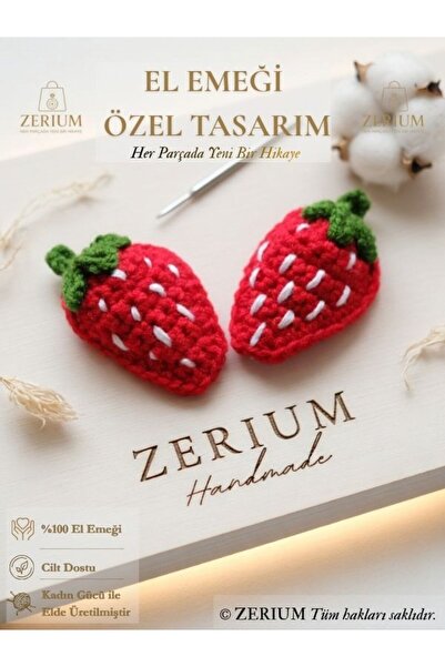 ZERİUM Παιδική και γυναικεία πλεκτή αγκράφα με κουμπώματα, χειροποίητη σειρά ...