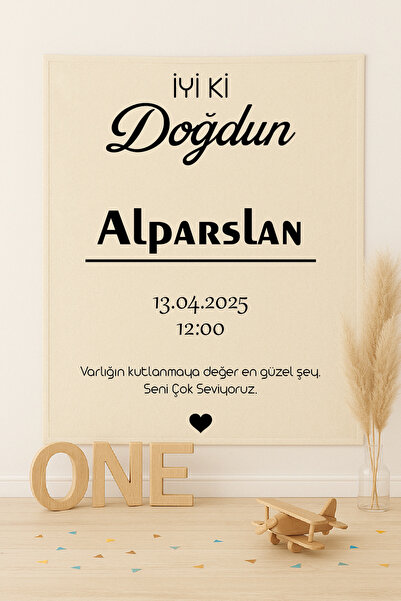 Jozia Kişiye Özel Doğum Günü Duvar Flaması / Duvar Süsü / Parti Flaması / Par...