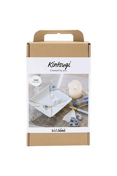 Creativ Company Kit creativ, Compania Creativă, Kintsugi, albastru/auriu