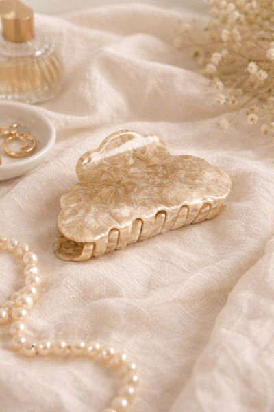 PABALAS Luxury Bone Hairpin – Premium Acetate Large Hair Clip (Patterned Coll...