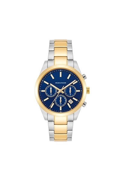 Spears & Walker Chronograph Herren Chronograph bicolor Edelstahl bicolor