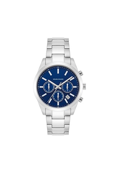 Spears & Walker Chronograph Herren Chronograph silber Edelstahl silber
