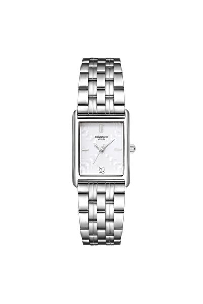Glanzstücke München Quarzuhr Damen Quarzuhr silber Edelstahl silber