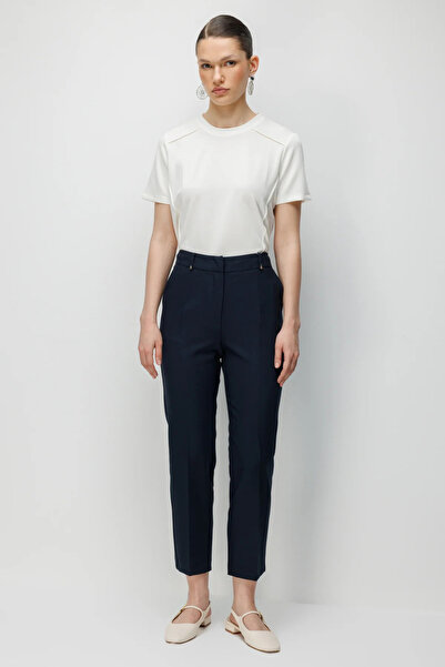 Ekol Narrow Leg Trousers with Metal Accessories 4002