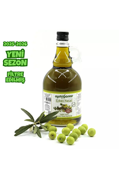 Aydoğanlar Erken Hasat Zeytinyağı Gallone Cam 1 Lt