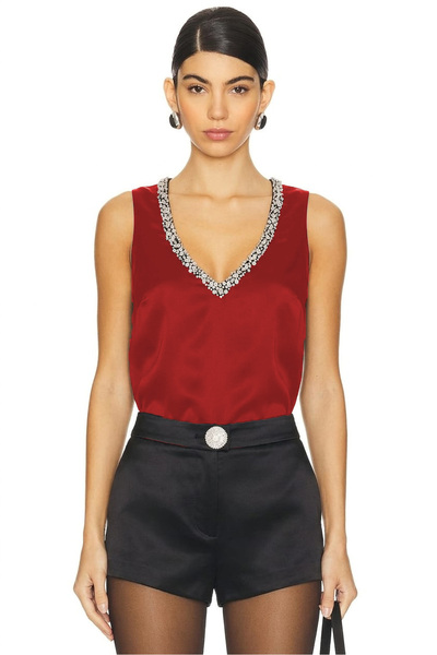 AFR CLOTHES ΓΥΝΑΙΚΕΙΑ ΜΠΛΟΥΖΑ ΕΙΔΙΚΗΣ ΣΧΕΔΙΑΣΗΣ ΑΠΟ ΣΑΤΕΝ ΥΦΑΣΜΑ ΜΕ ΛΑΜΠΕΣΤΙΚ...