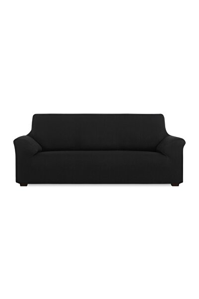 Sofazip Husă elastică pentru canapea Mondo, culoare negru Canapea 4 locuri (2...