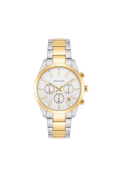 Spears & Walker Chronograph Herren Chronograph bicolor Edelstahl bicolor