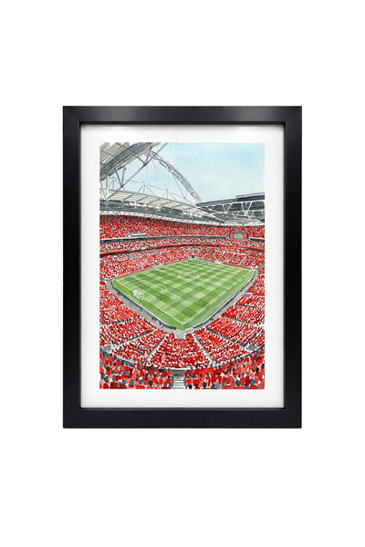 KAYNOCK Matchday: National London, Stadyum, Poster Tablo Siyah Çerçeve