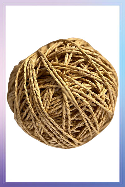 Mai Handmade Doğal Kağıt Ip 100 gr Yaklaşık 100-120 Metre Sarılmış Kağıt Ip Ö...
