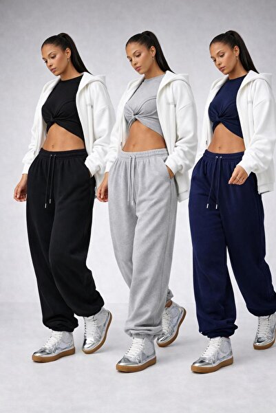 SULVERY Three Pieces of Baggy Style with Elastic Waist, Seasonal Advantage Pa...