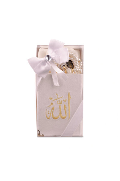 Hayrat Neşriyat Κασκόλ + Ροζάριο + Συσκευή ζικρ + Σετ δώρου Κοράνι σε μεγάλο ...