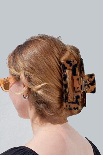 New Obsessions Κλιπ μαλλιών μεγάλου μεγέθους 11 εκ. με σχέδιο χελώνας από ακε...