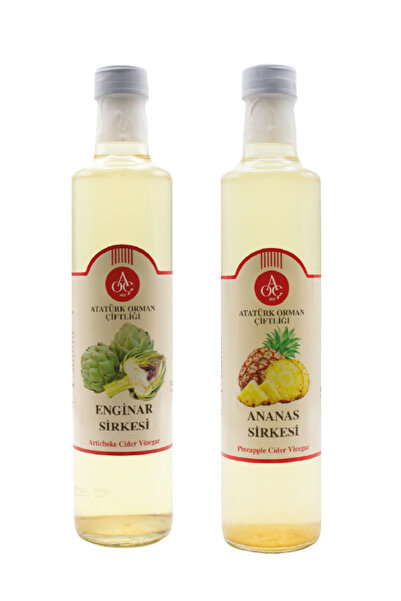 Atatürk Orman Çiftliği Enginar ve Ananas Sirkesi 2’li Set (2 x 500 ml)