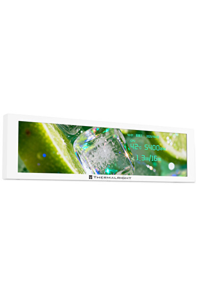 ThermalRight Trofeo Vision 9.16 LCD WHITE Manyetik Type-C Temalı LCD Ekran
