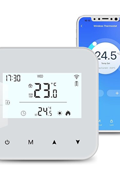 Dotail BEOK Έξυπνος Θερμοστάτης WiFi, BOT-R5WW-WIFI, προγραμματιζόμενος, επιτ...