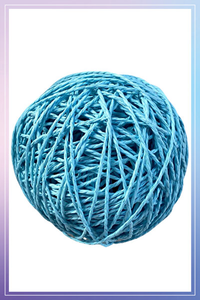 Mai Handmade Doğal Kağıt Ip 100 gr Yaklaşık 100-120 Metre Sarılmış Kağıt Ip Ö...