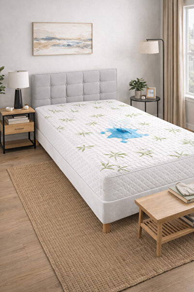 OEM Waterproof cover with elastic, made of BAMBOO, for mattress size - 140x20...