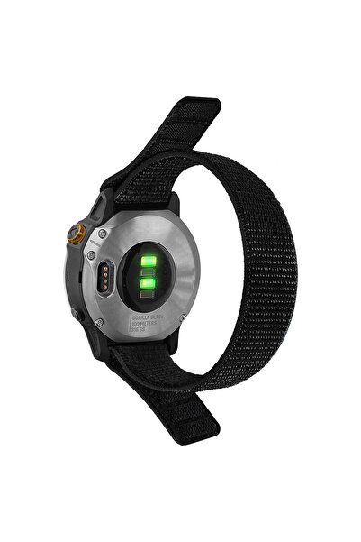 CaseOnn Garmin Fenix 7X Sapphire Solar Kordon Hasır Kumaş UltraFit Nylon Yede...