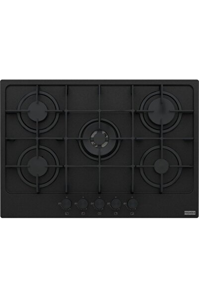 Franke Εστία Υγραερίου Maris FHMA 755 4G DC MB C, Μαύρο Ματ