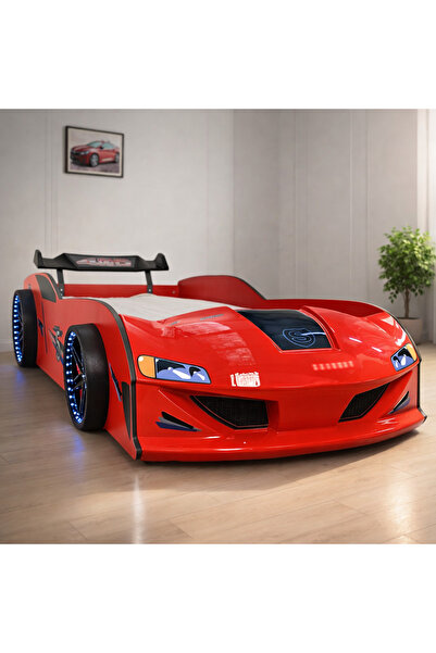 Setay Arabalı Yatak, Spedy Arabalı Karyola 100x190 cm