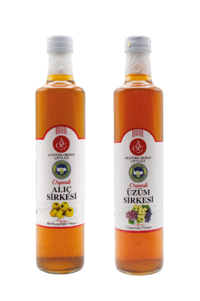 Atatürk Orman Çiftliği Alıç ve Üzüm Sirkesi 2’li Set (2 x 500 ml)