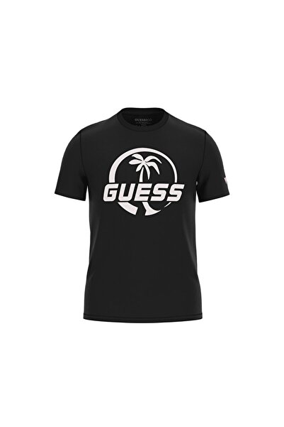 Guess تي شيرت جيرسيه للرجال بقصة ضيقة