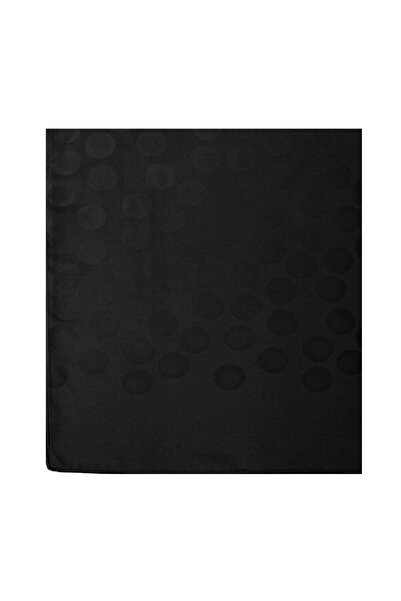 şehri şal Polka Dot Pattern Jacquard Shawl Black