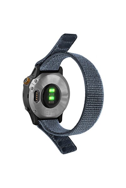 CaseOnn Garmin fenix 8 - 47 mm, AMOLED Kordon Hasır Kumaş UltraFit Nylon Yede...