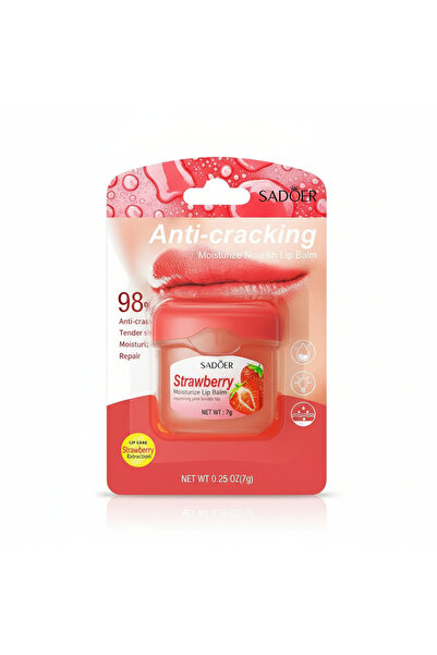 SADOER Βάλσαμο χειλιών φράουλας, 7γρ. Ενυδατικό