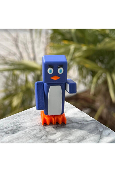 vahobi3d Süper Ayı Penguen Figürü (Super Bear Adventure) – 3D Baskı Figür