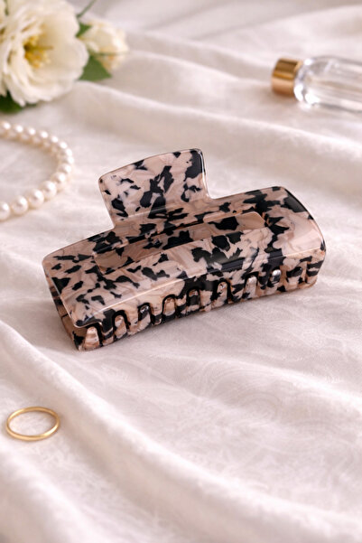 PABALAS Luxury Bone Hairpin – Premium Acetate Large Hair Clip (Patterned Coll...