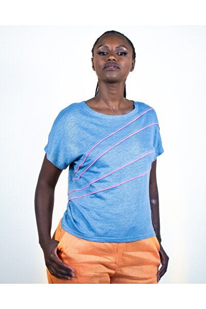 Concept Nature Tricou Sunrise Bloom GRI/ROZ din in