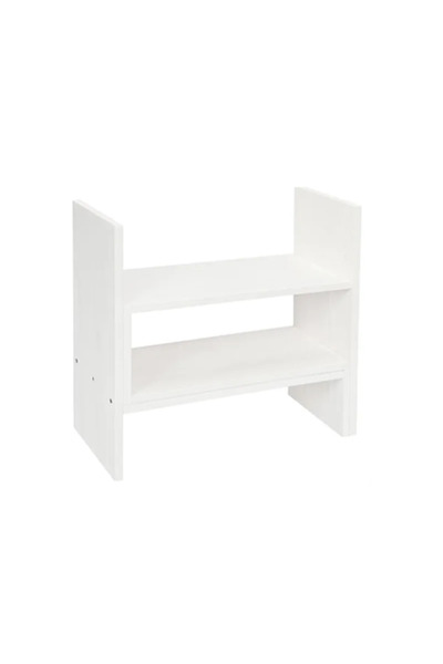 SMANIA ModulRack ™   Organizator modular din lemn pentru blat (alb)