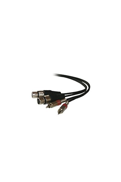 ROCHAS Cablu profesional 2 RCA tată la 2 XLR mamă 5m