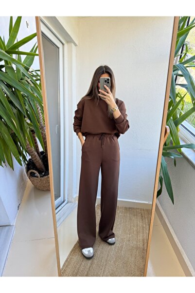 BayBayan Women's Modal Long Sleeve Soft Bottom Set